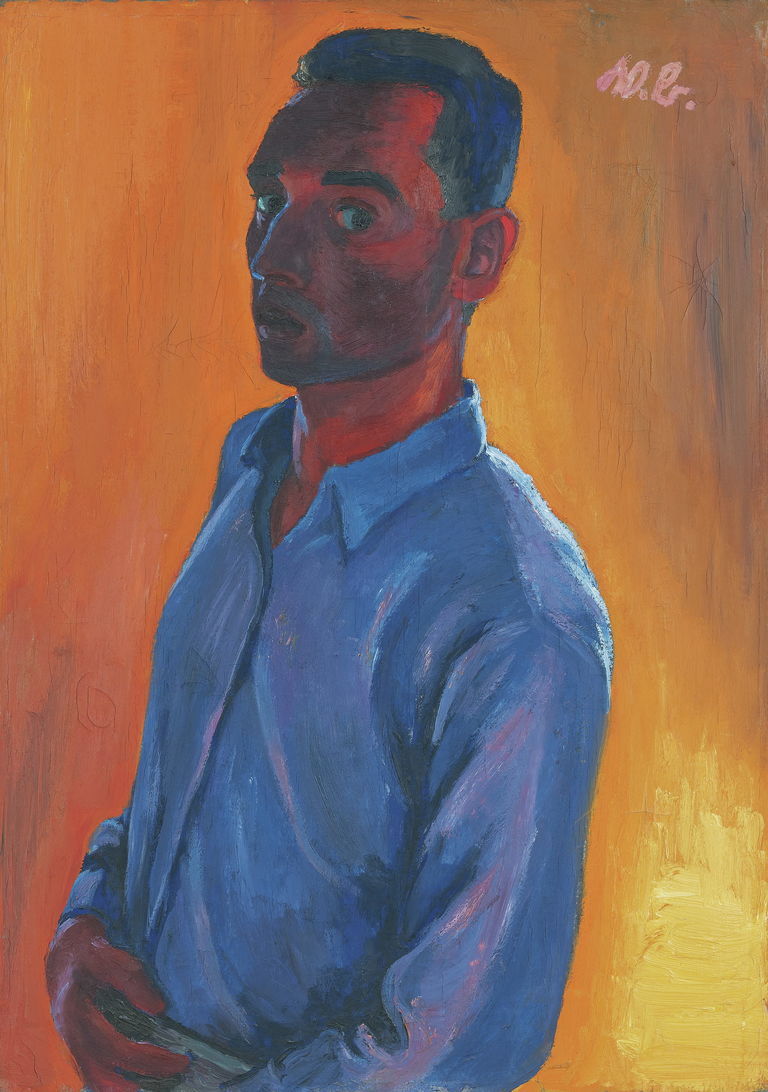 Self-Portrait Before Orange